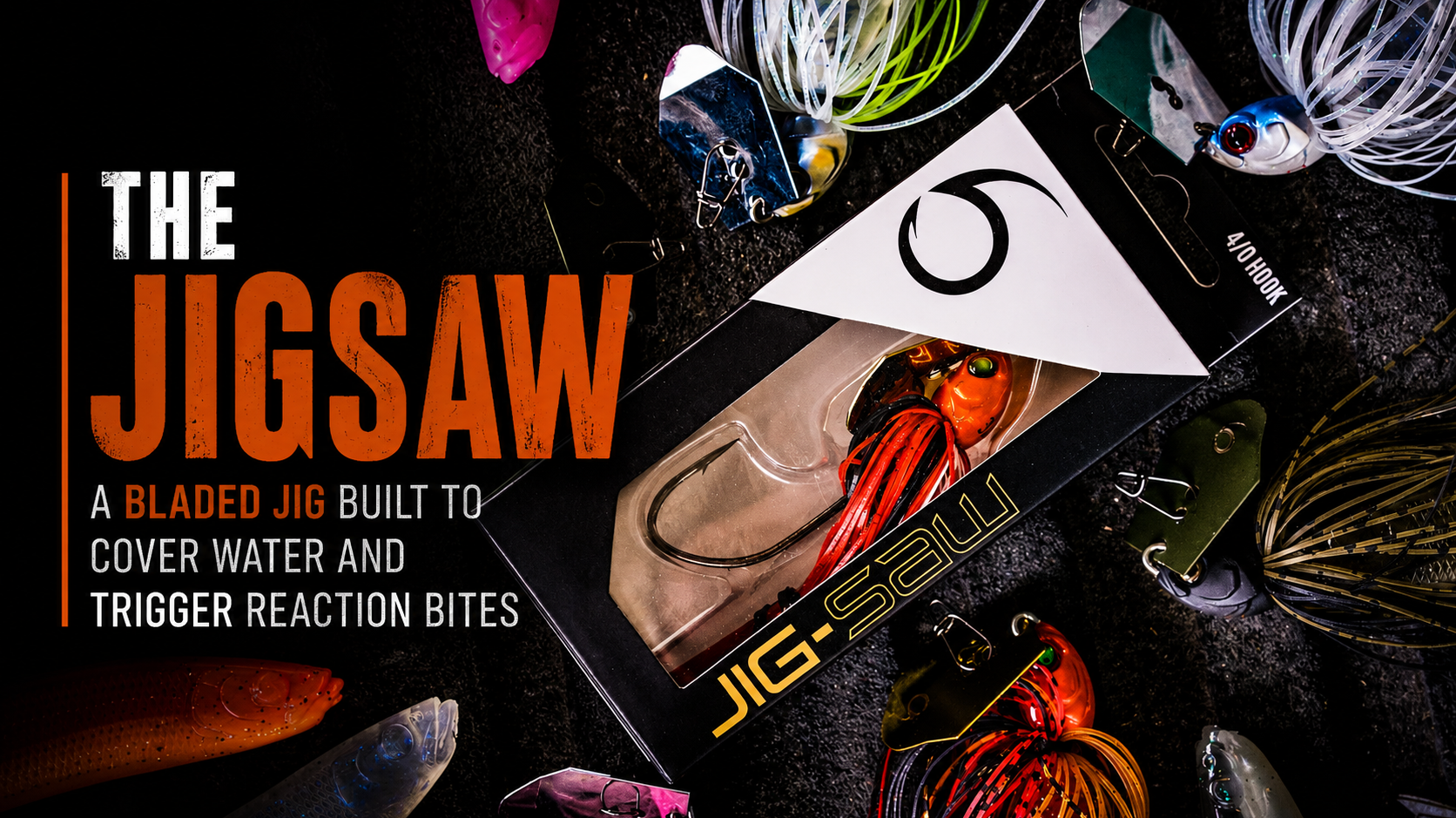The JigSaw: A Bladed Jig Built to Cover Water and Trigger Reaction Bites