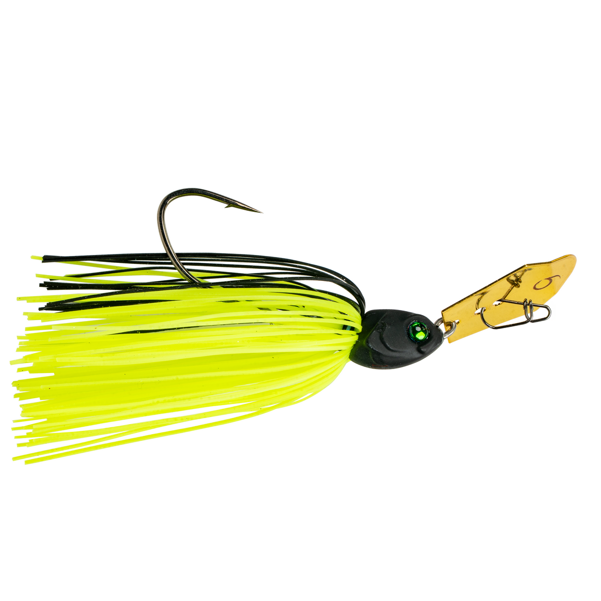 JigSaw Bladed Jig - Chartreuse Black Back – 6th Sense Fishing JigSaw Bladed Jig - Chartreuse Black Back – 6th Sense Fishing