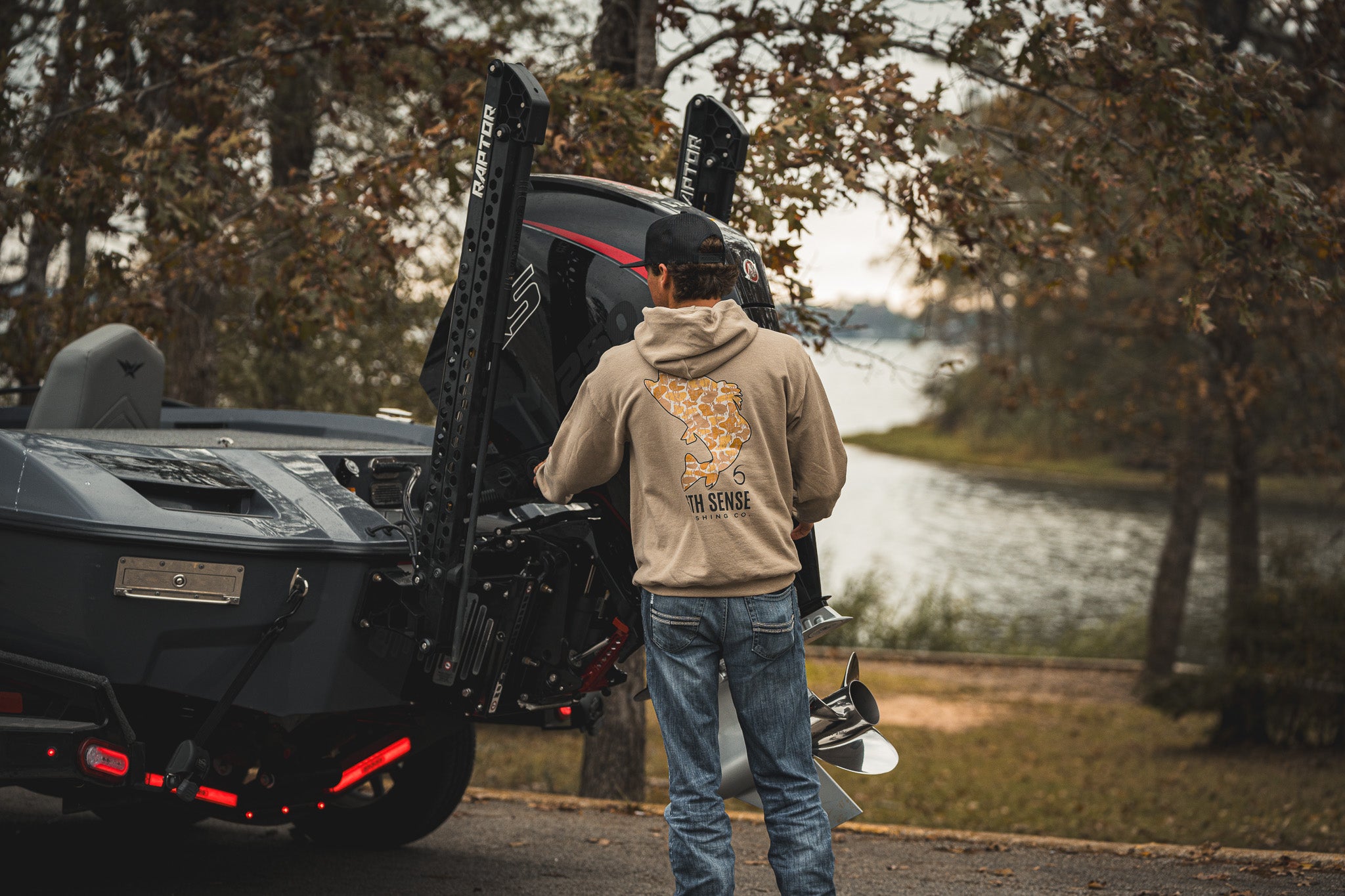 Hunting Giants Hoodie - 6th Sense Fishing