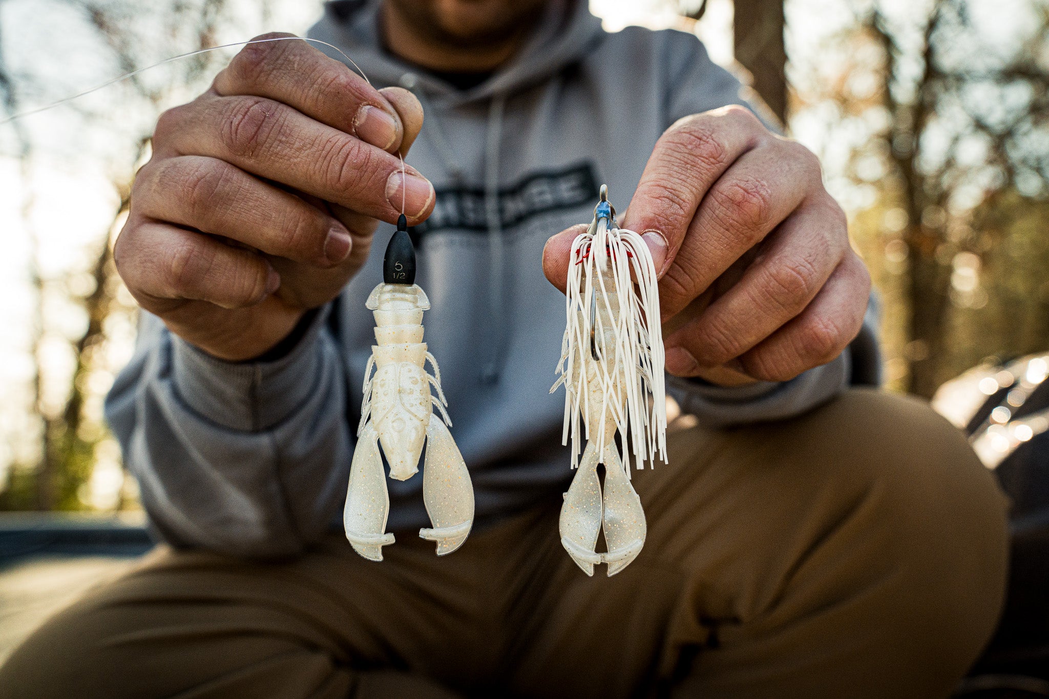 Congo Craw 3.8 - Platinum White - 6th Sense Fishing
