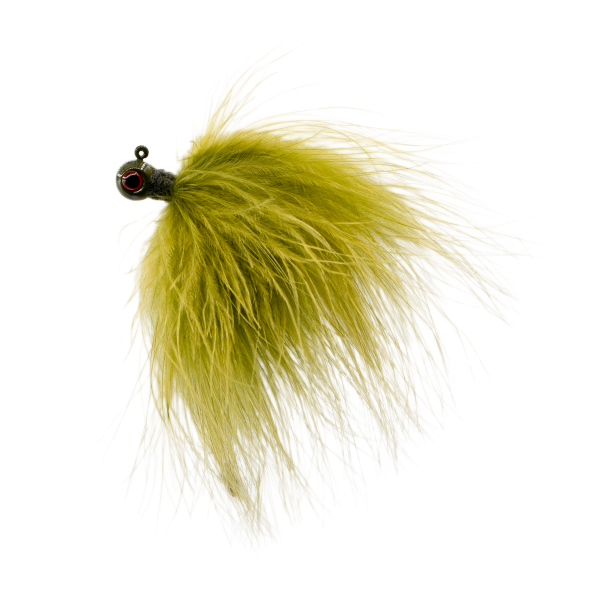 Wig Hair Jig - 3/32oz #2 - Olive Jig