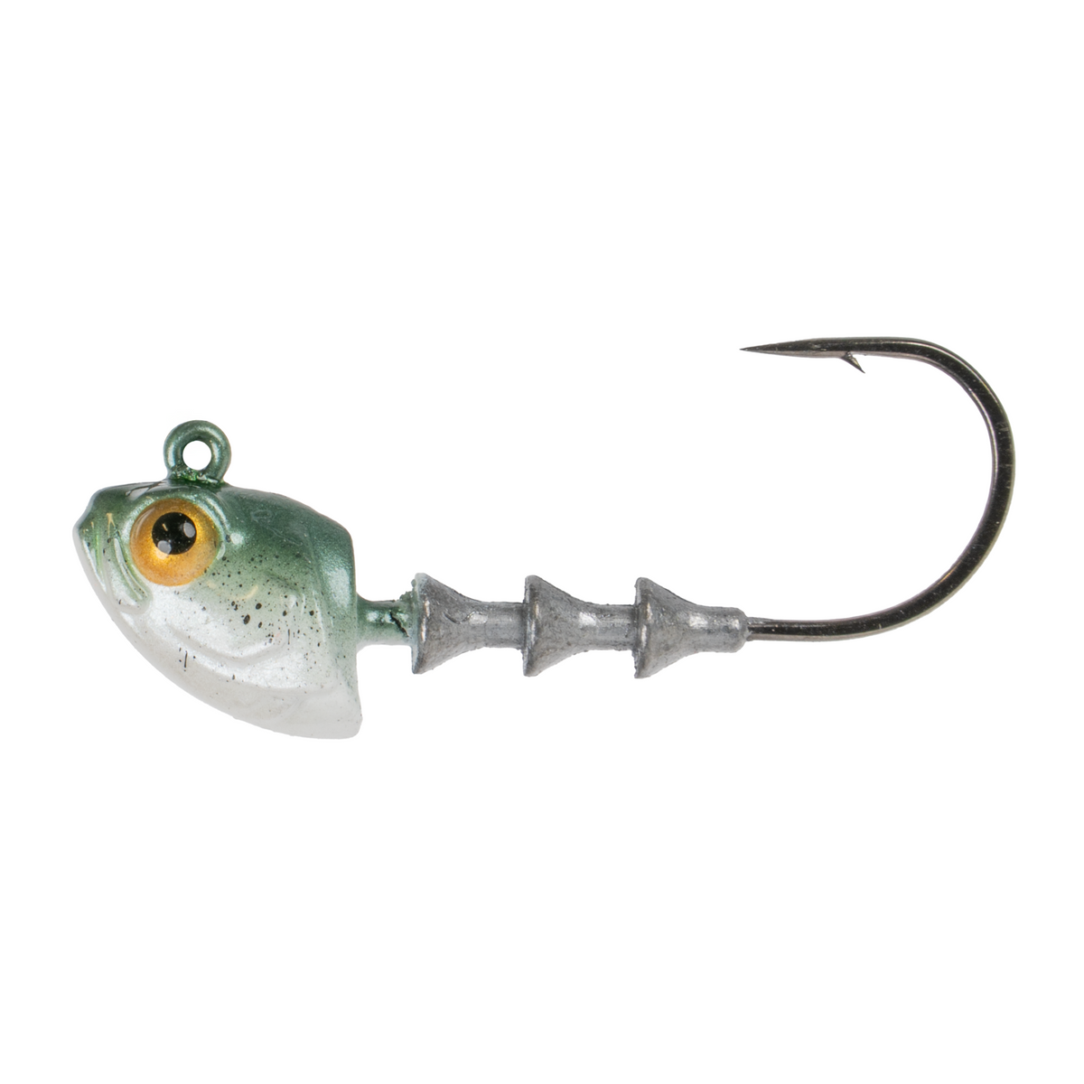 Finesse Minnow Jig Head | 3D Baitfish Head Design 3/8oz. 1/0 (3pk) Finesse Minnow Jig Head | 3D Baitfish Head Design 3/8oz. 1/0 (3pk)