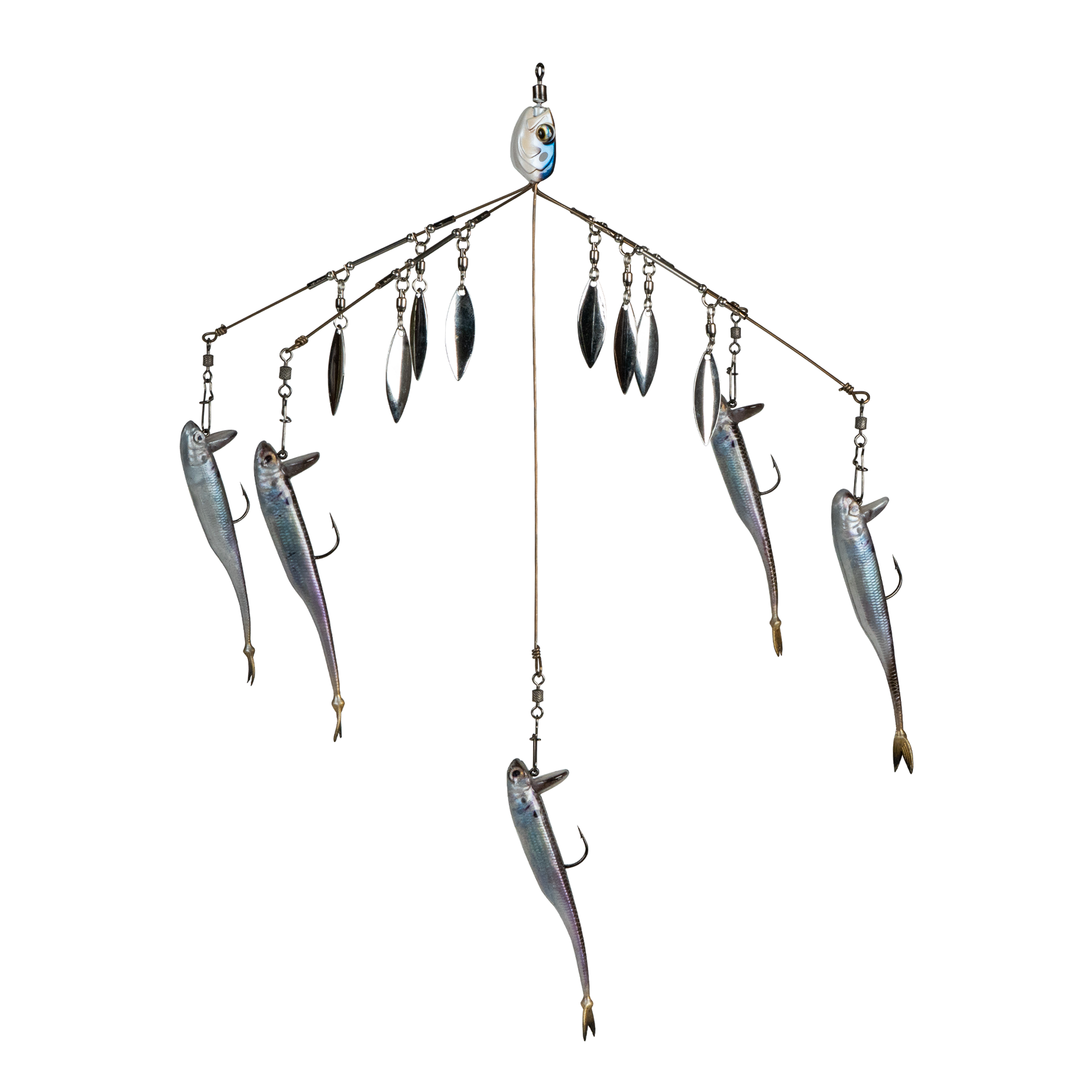 Rigged Strobe Shaker & Umbrella Rig Bundle - 6th Sense Fishing