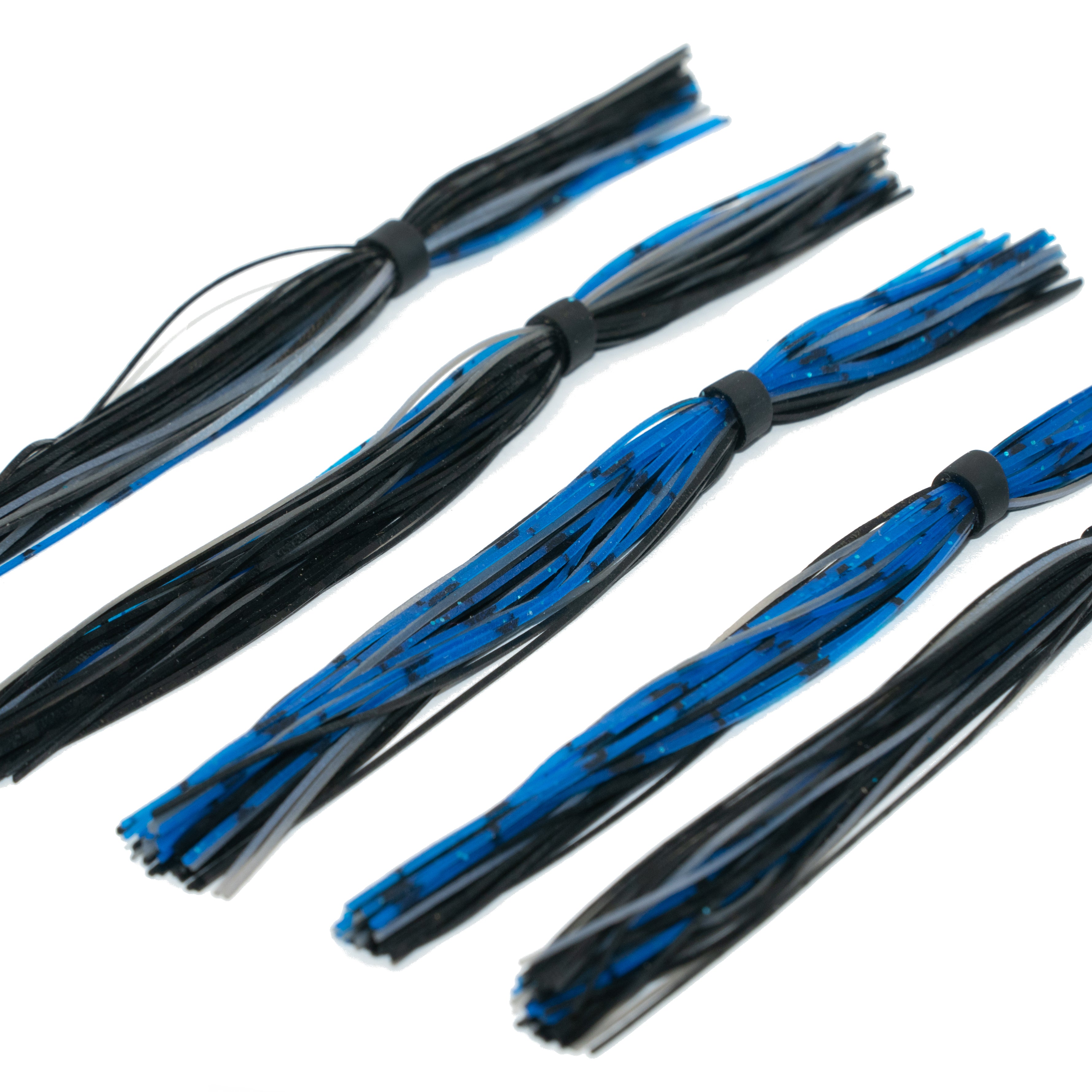 Silicone Skirt - Black N Blue Senses - 6th Sense Fishing