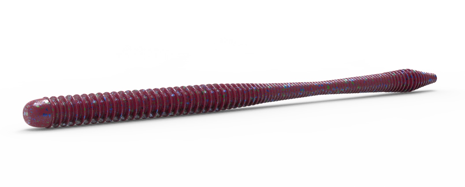 Divine Shakey Worm - Blood Apple - 6th Sense Fishing