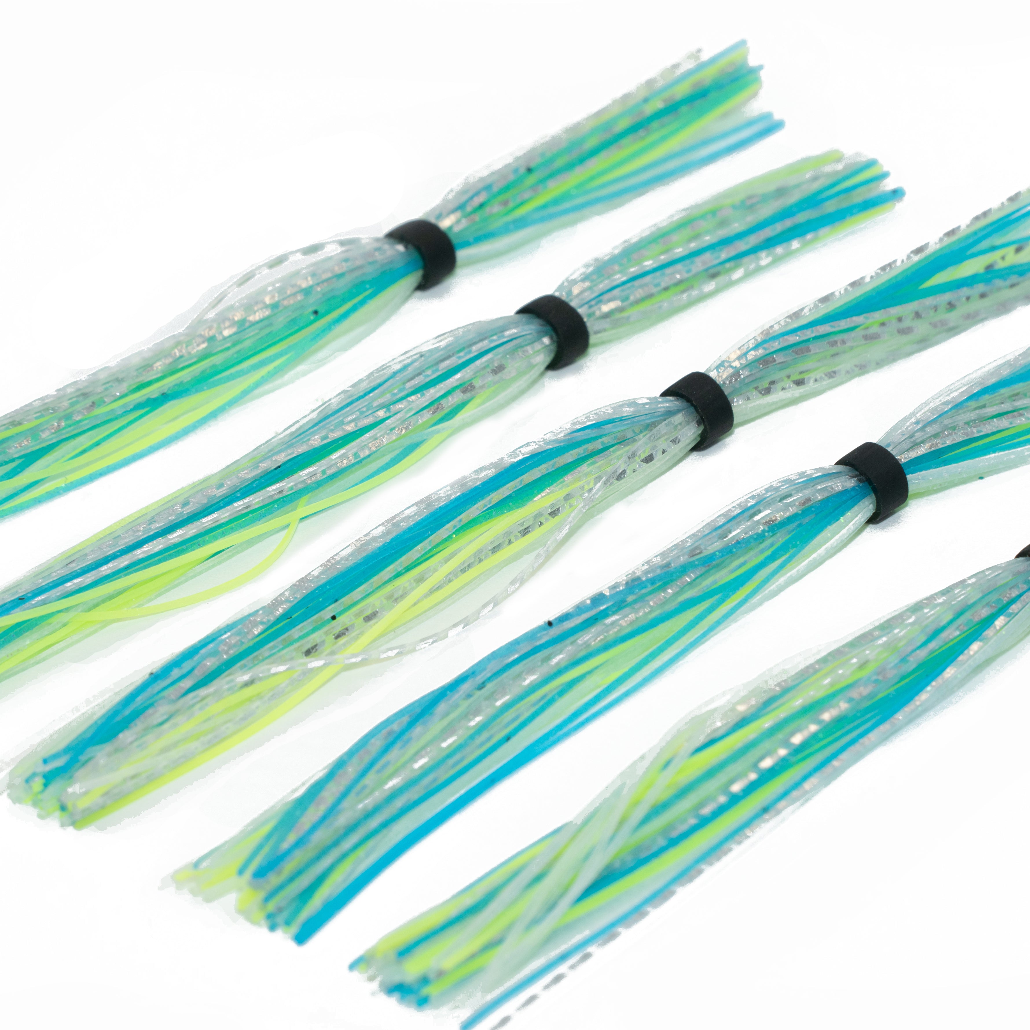 Silicone Skirt - Blue-Treuse Flash - 6th Sense Fishing