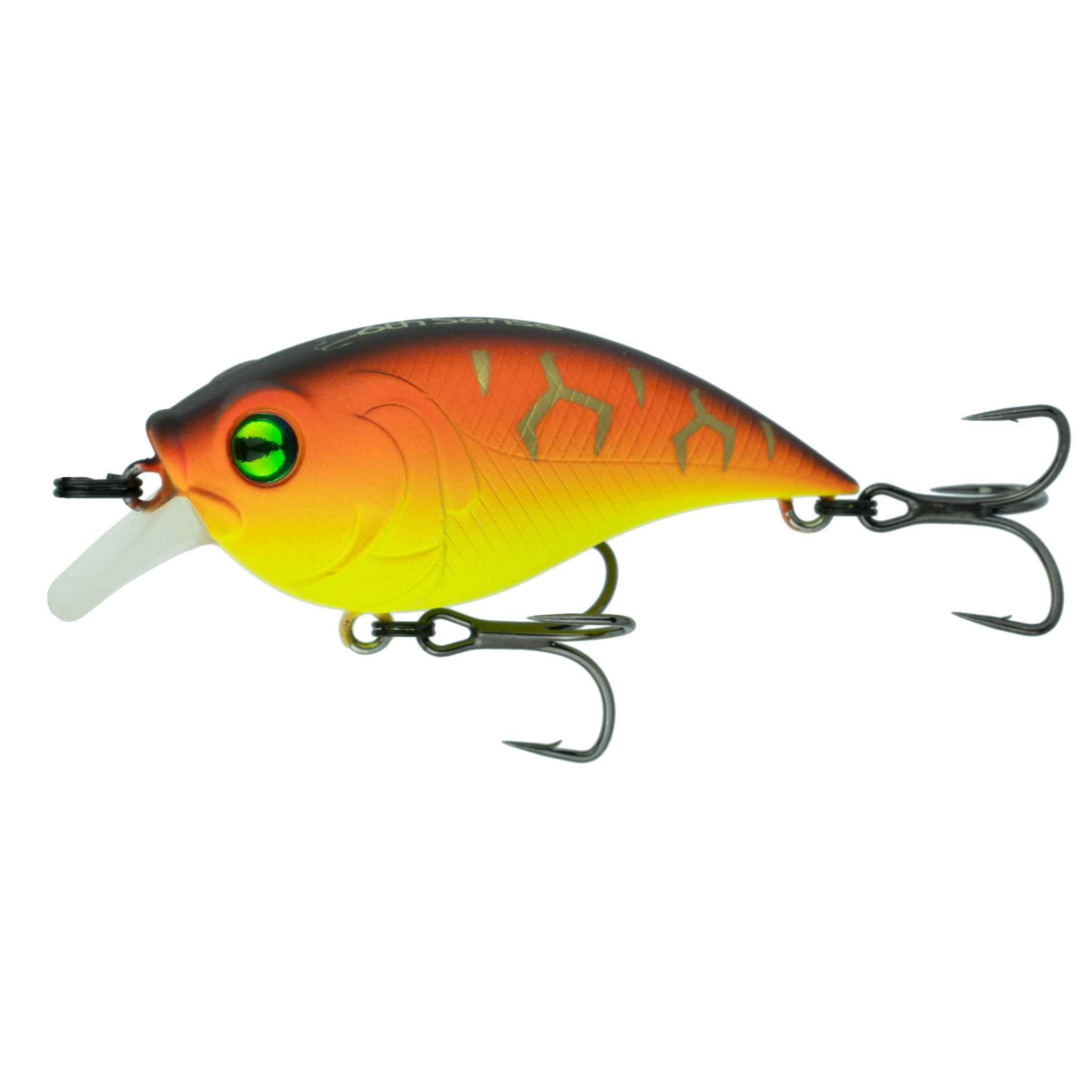 6th Sense Fishing - Curve Finesse Squarebill Crankbait - Tiger-Treuse