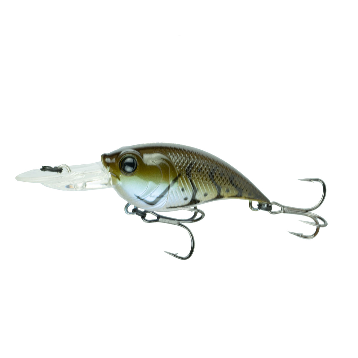 LIVETARGET Crawdad Crankbait – 3/4oz, Green Pumpkin, 12' Deep Diving (C64D309) RARE