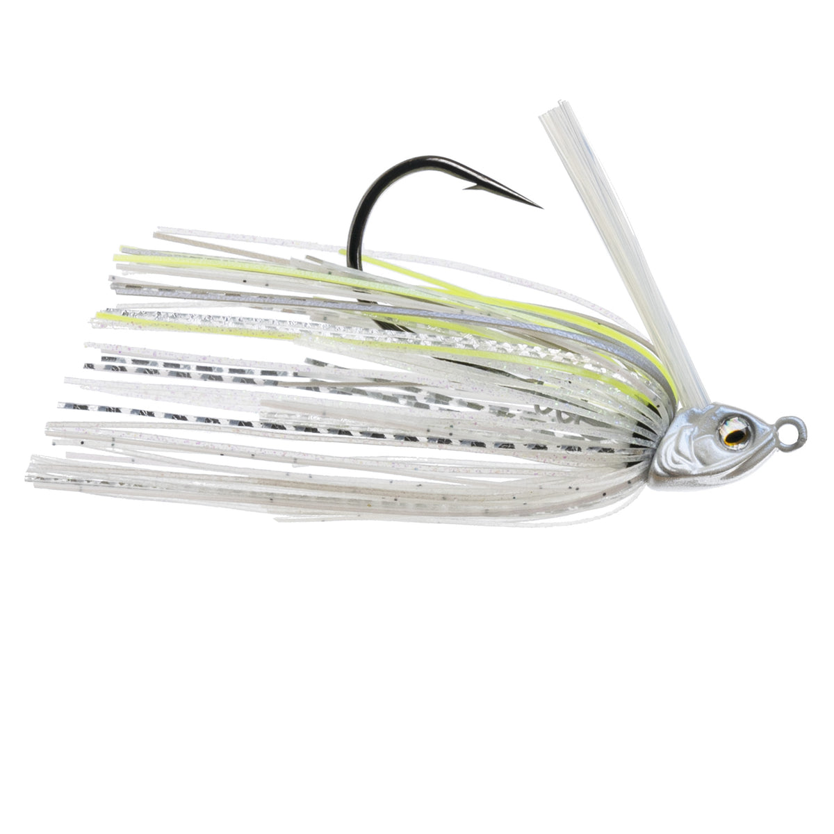 6th Sense Fishing - Divine Swim Jig - Chartreuse Black Back 1/2oz.