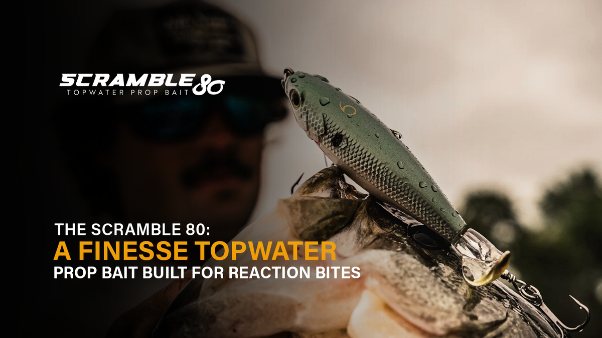The Scramble 80: A Finesse Topwater Prop Bait Built for Reaction Bites