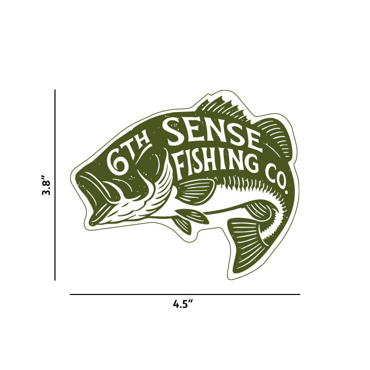 6th Sense Fishin6th Sense Vinyl Decal | UV Protected Fishing