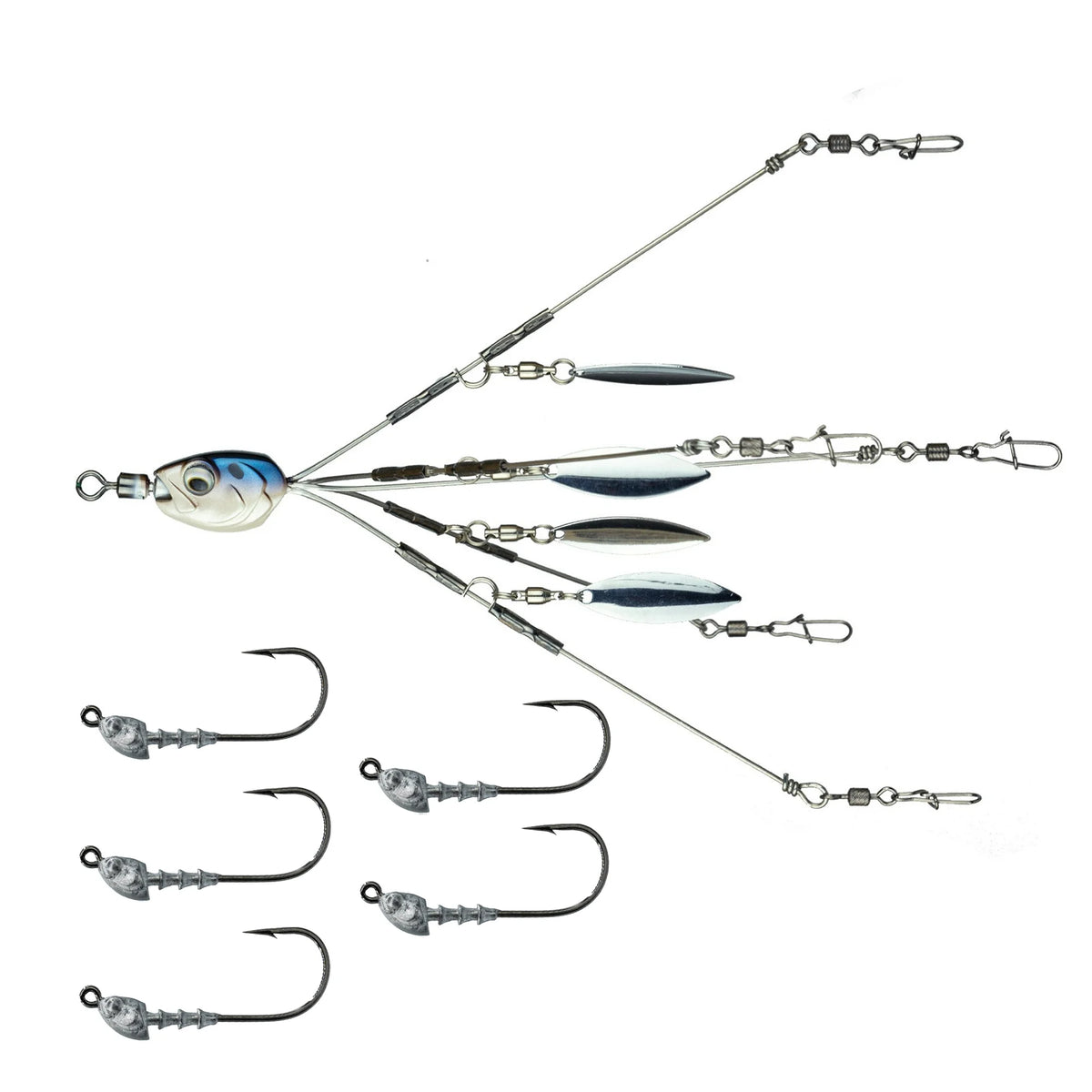 Divine Umbrella Rig Kit - 4K Shad Umbrella Rig | 6th Sens... – 6th ...