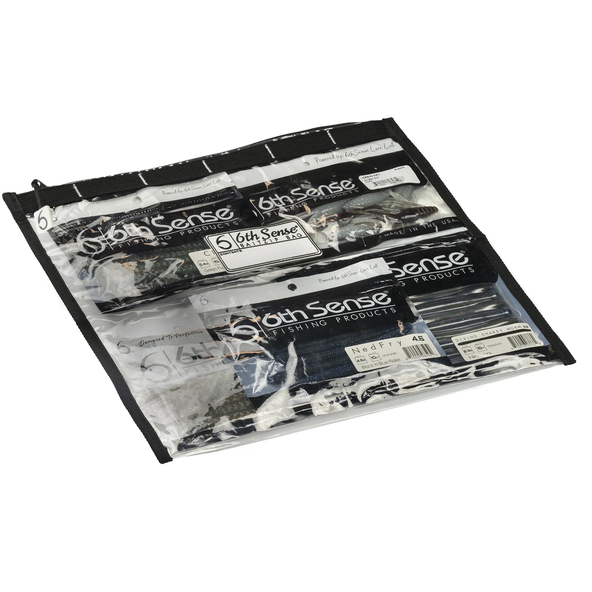 6th Sense BaitZip™ Pro Bags – Heavy-Duty Tackle Organizers – 6th