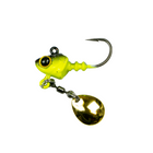 Pecos Underspin Jig Heads - Black Neon - 6th Sense Fishing