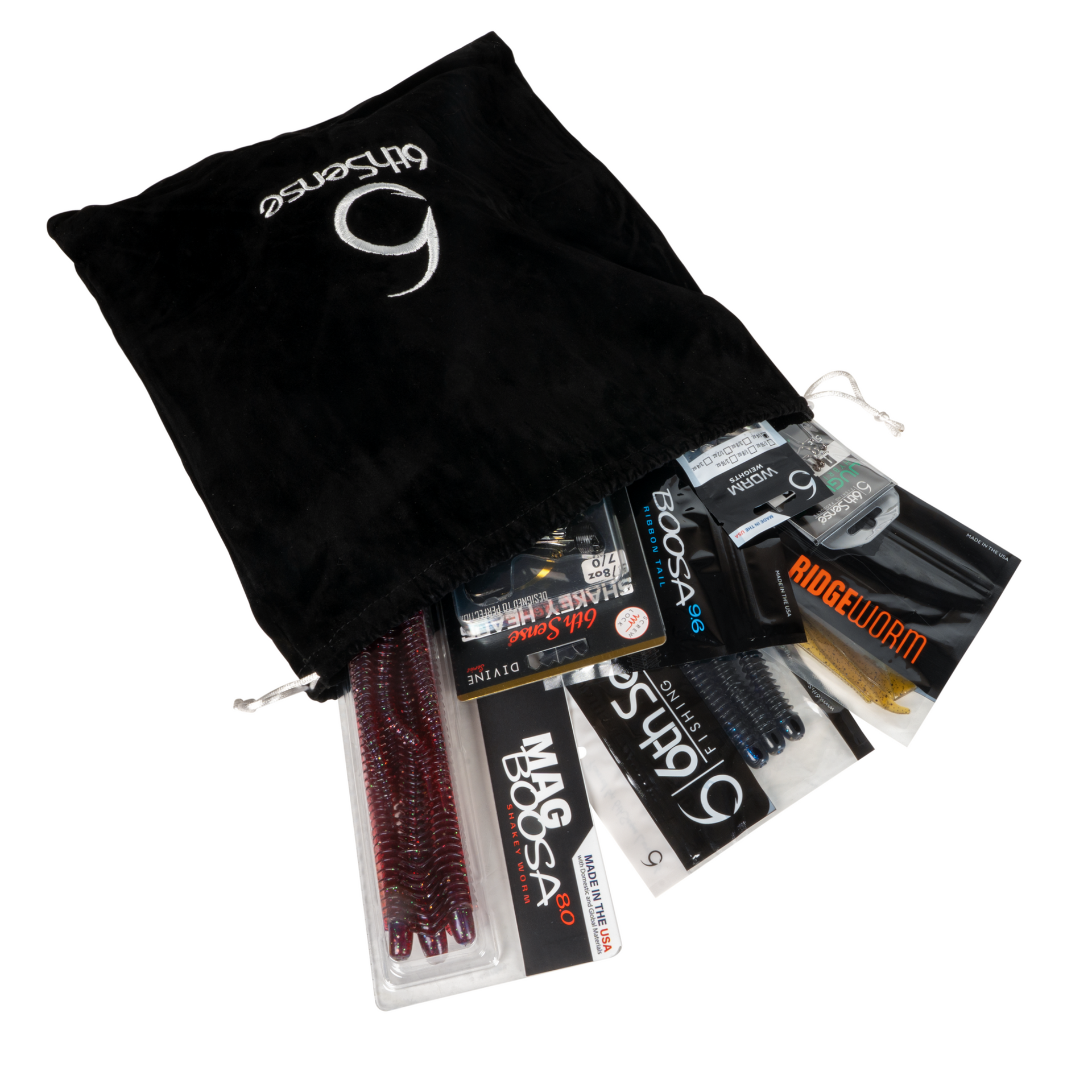 Big Worm Bundle | Large Soft Plastics for Big Bass | 6th Sense Fishing