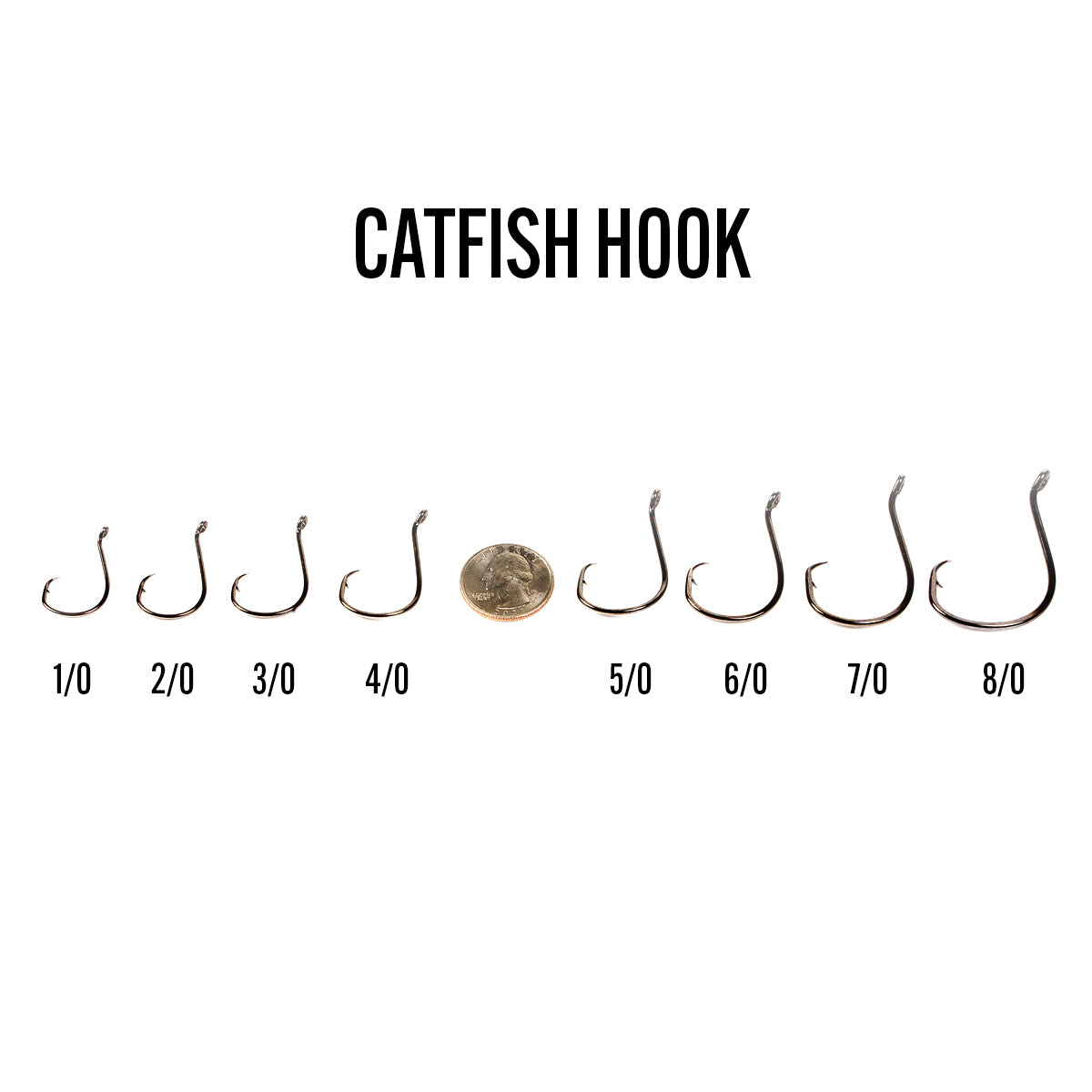 8/0 Catfish Hooks