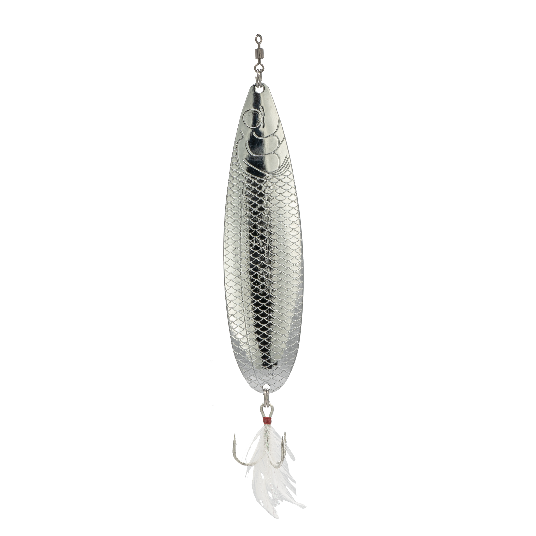 Magnum Spoon 170 - Chrome Shad Fishing Lure