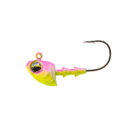 Crappie Jig Heads - Pink-Treuse - 6th Sense Fishing