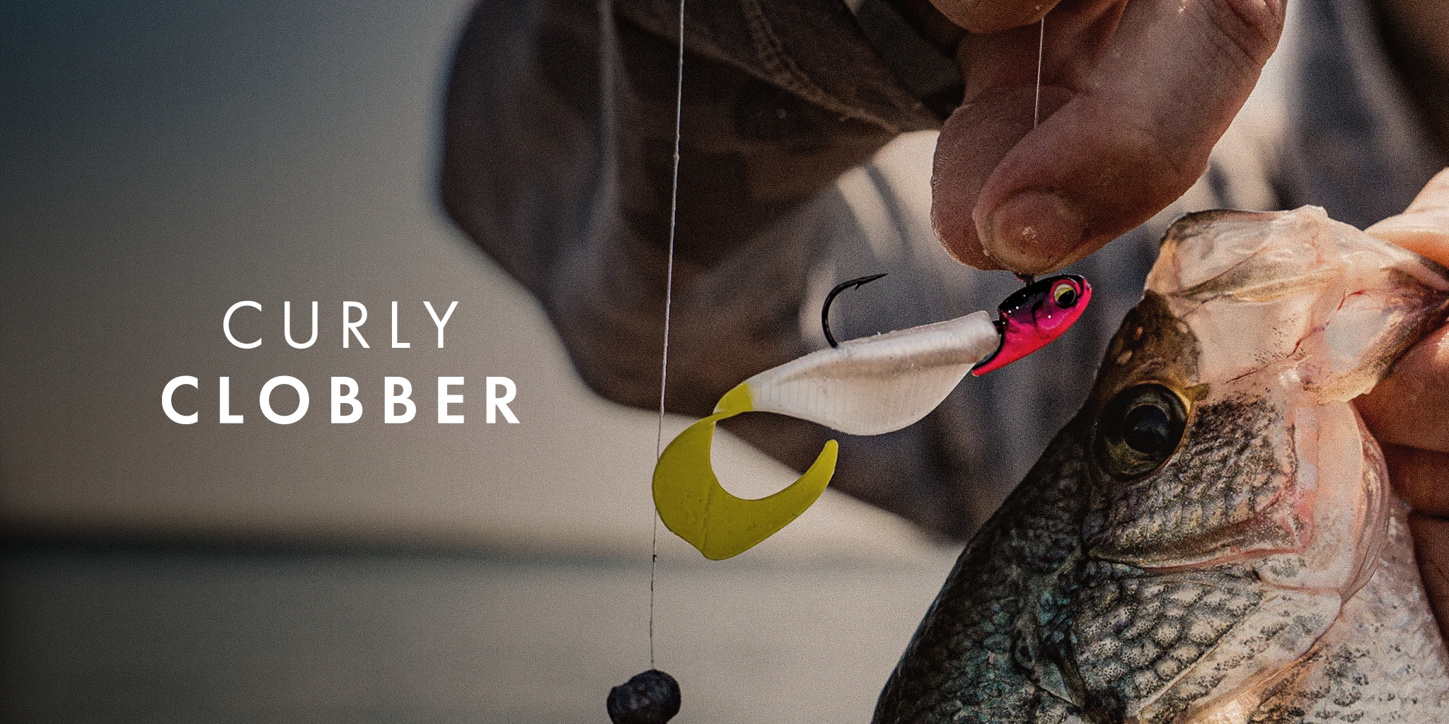 Curly Clobber - Baby Bluegill Fishing Lure