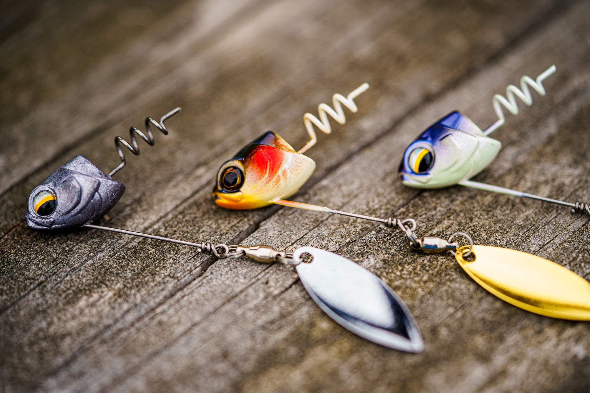 Line-Thru Treble Underspin - Baby Shad