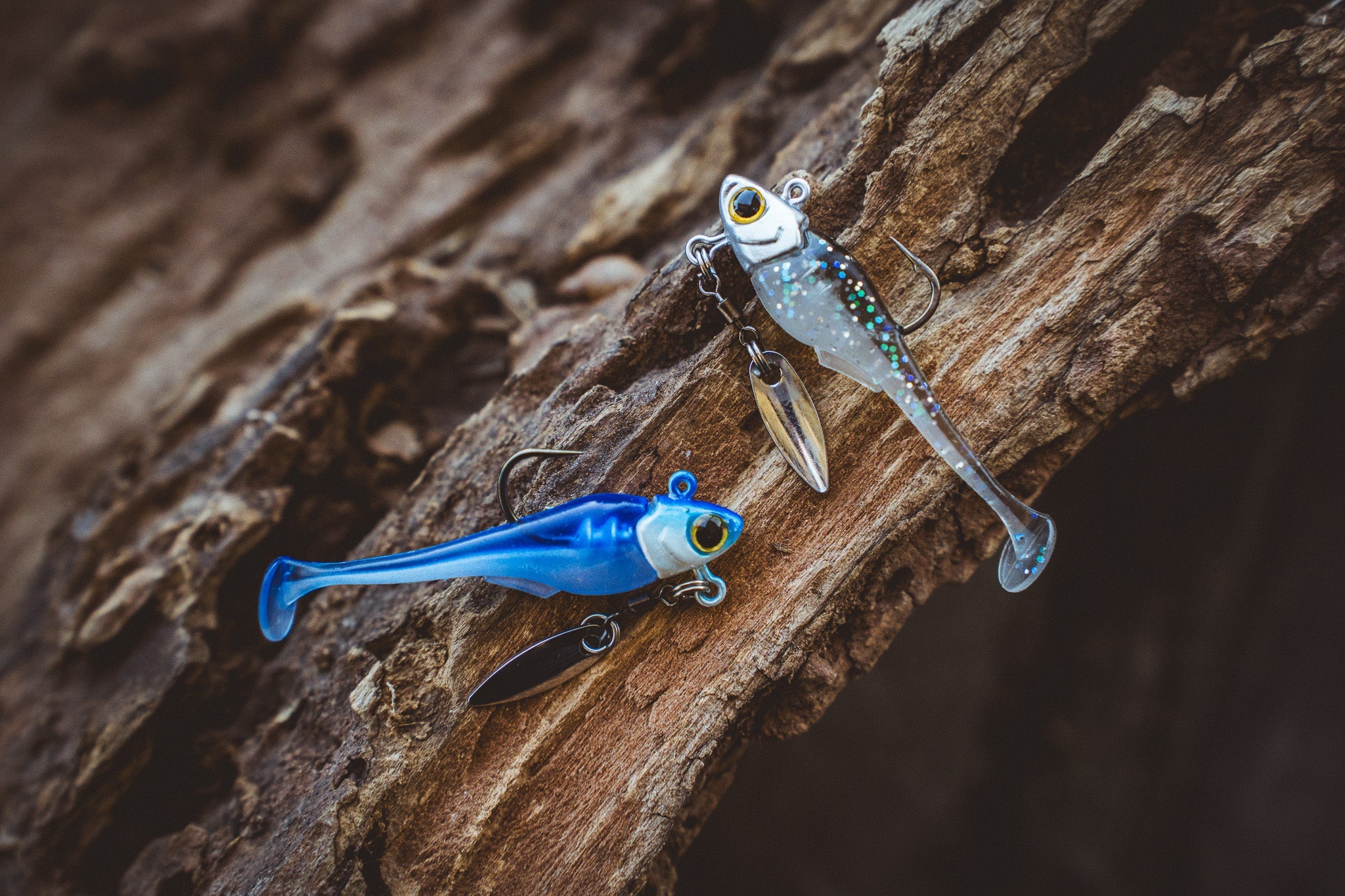 Pecos Underspin Jighead - Willow Version - Royal Minnow - 6th Sense Fishing