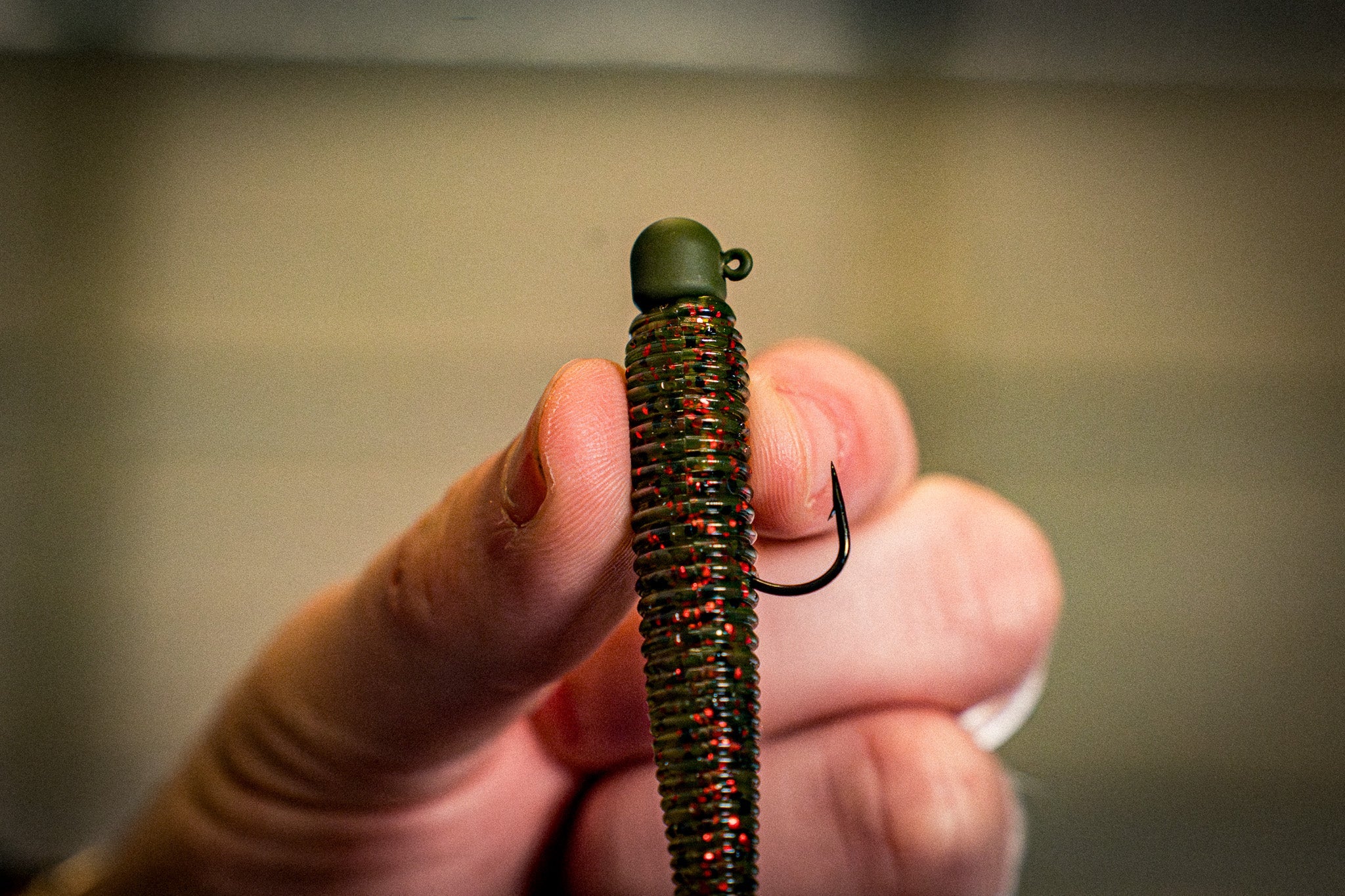 Dome Jighead - Matte Green Pumpkin - 6th Sense Fishing