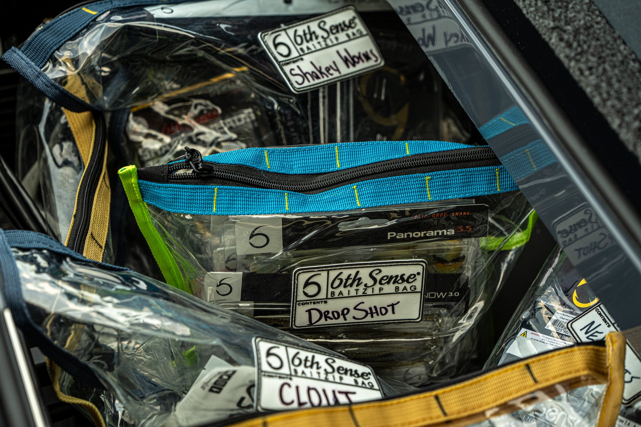 6th Sense BaitZip™ Pro Bags – Heavy-Duty Tackle Organizers – 6th