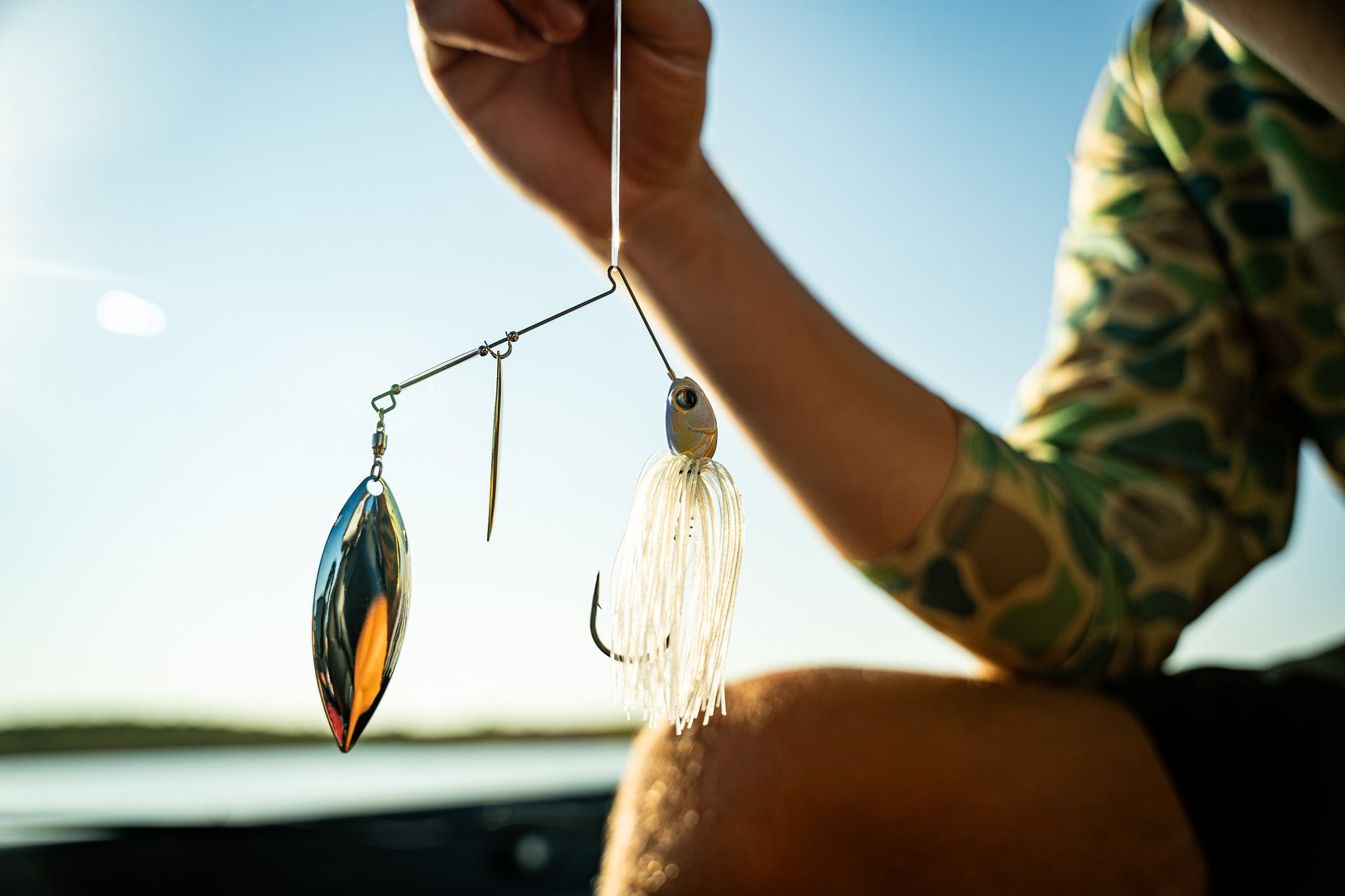 Divine Spinnerbait - Chartreuse Flash