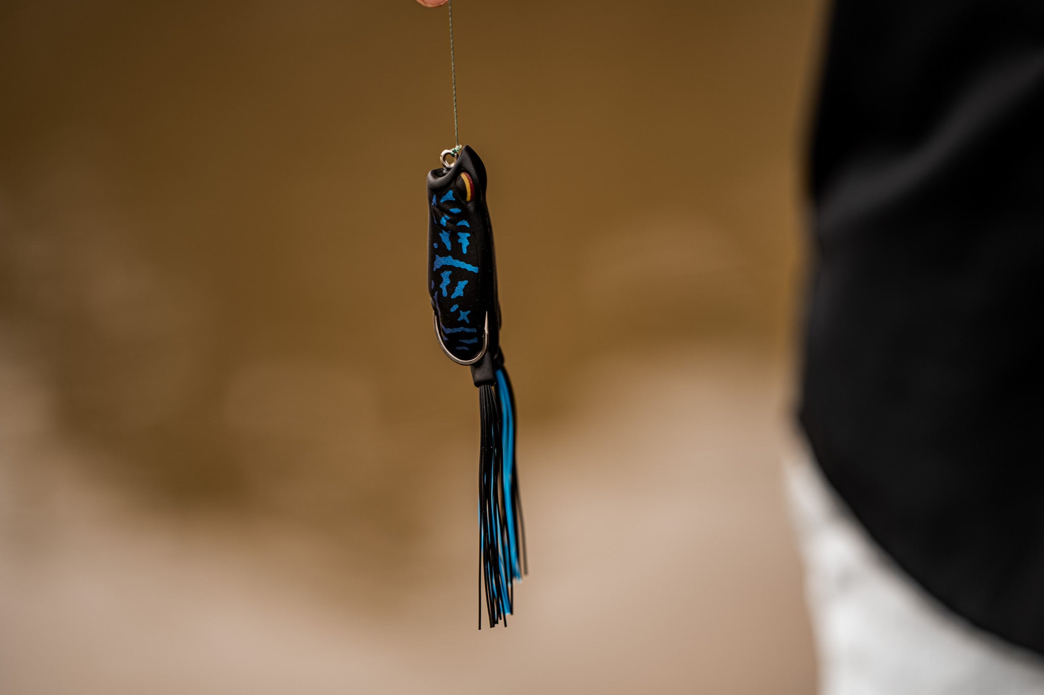 Vega Frog - Black Magic Topwater Lure | 6th Sense Fishing