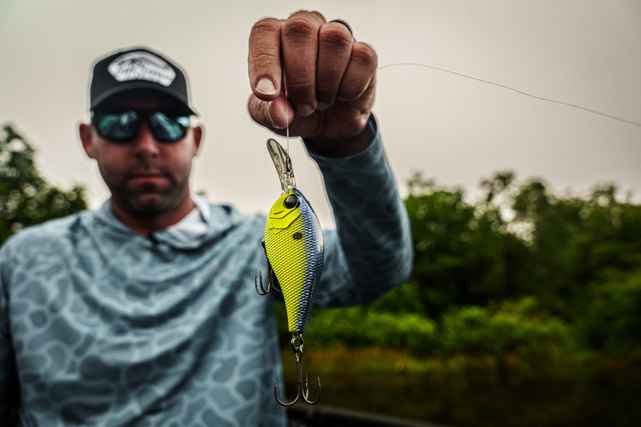 Pressure Series - Chartreuse Pro Blue Crankbait | 6th Sen – 6th