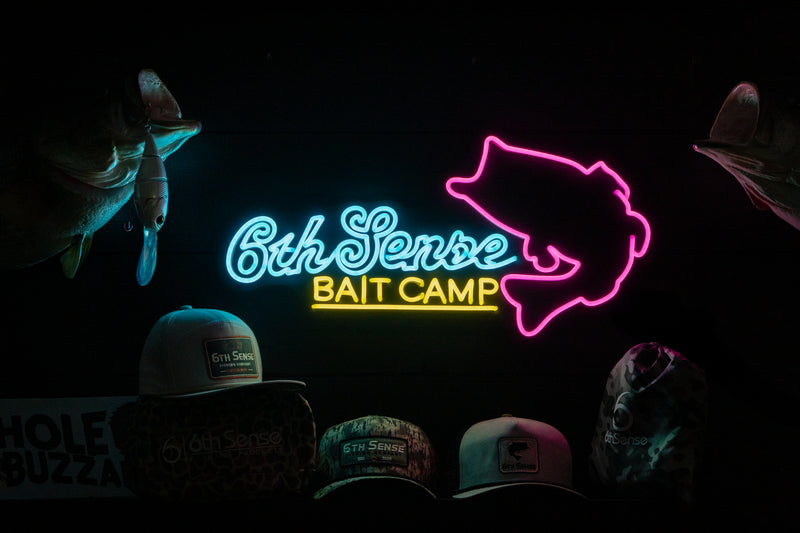 6th Sense Bait Camp Neon Sign