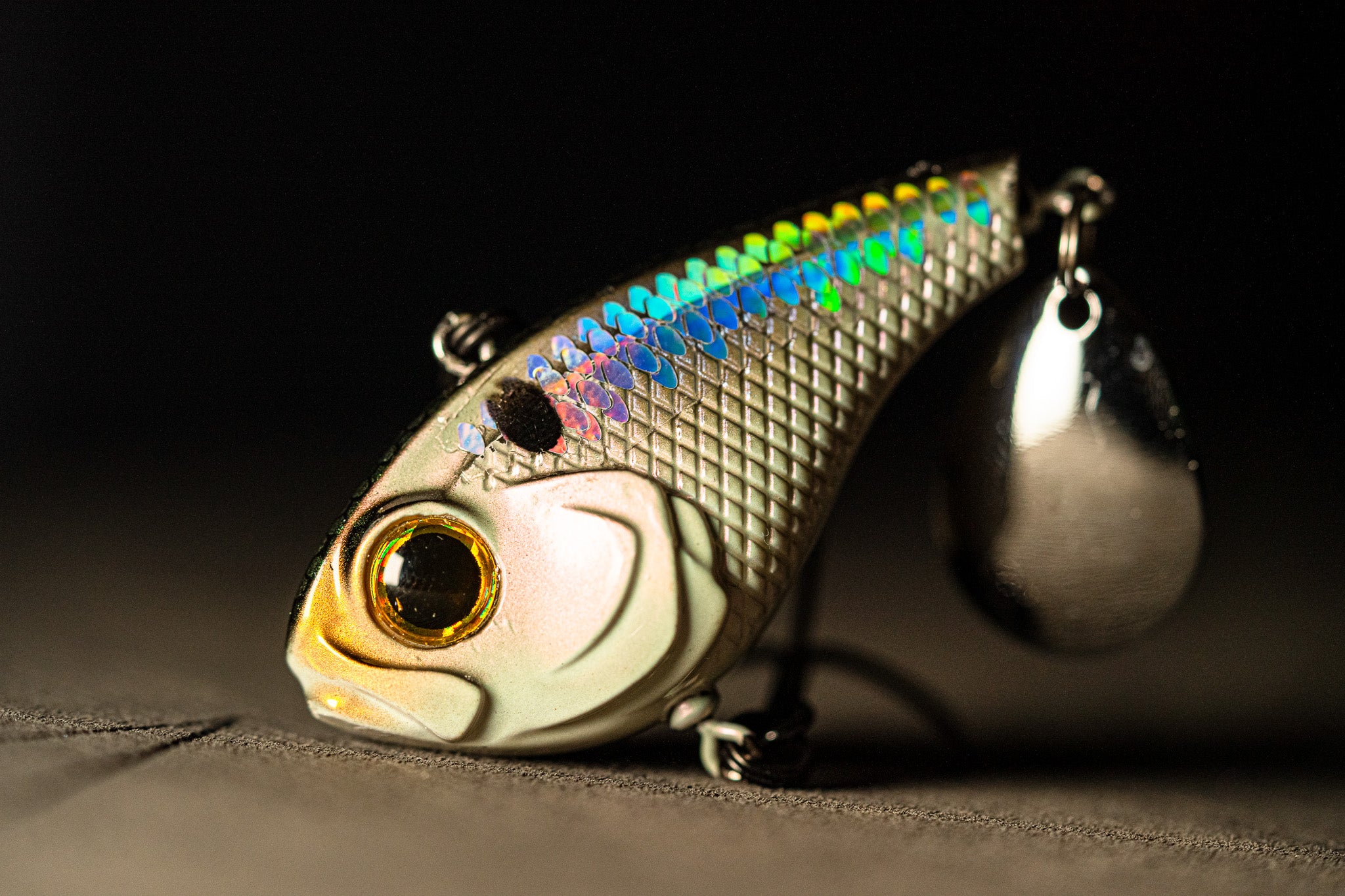6th Sense Fishing - Gyro Tail Spinner - Shad Scales