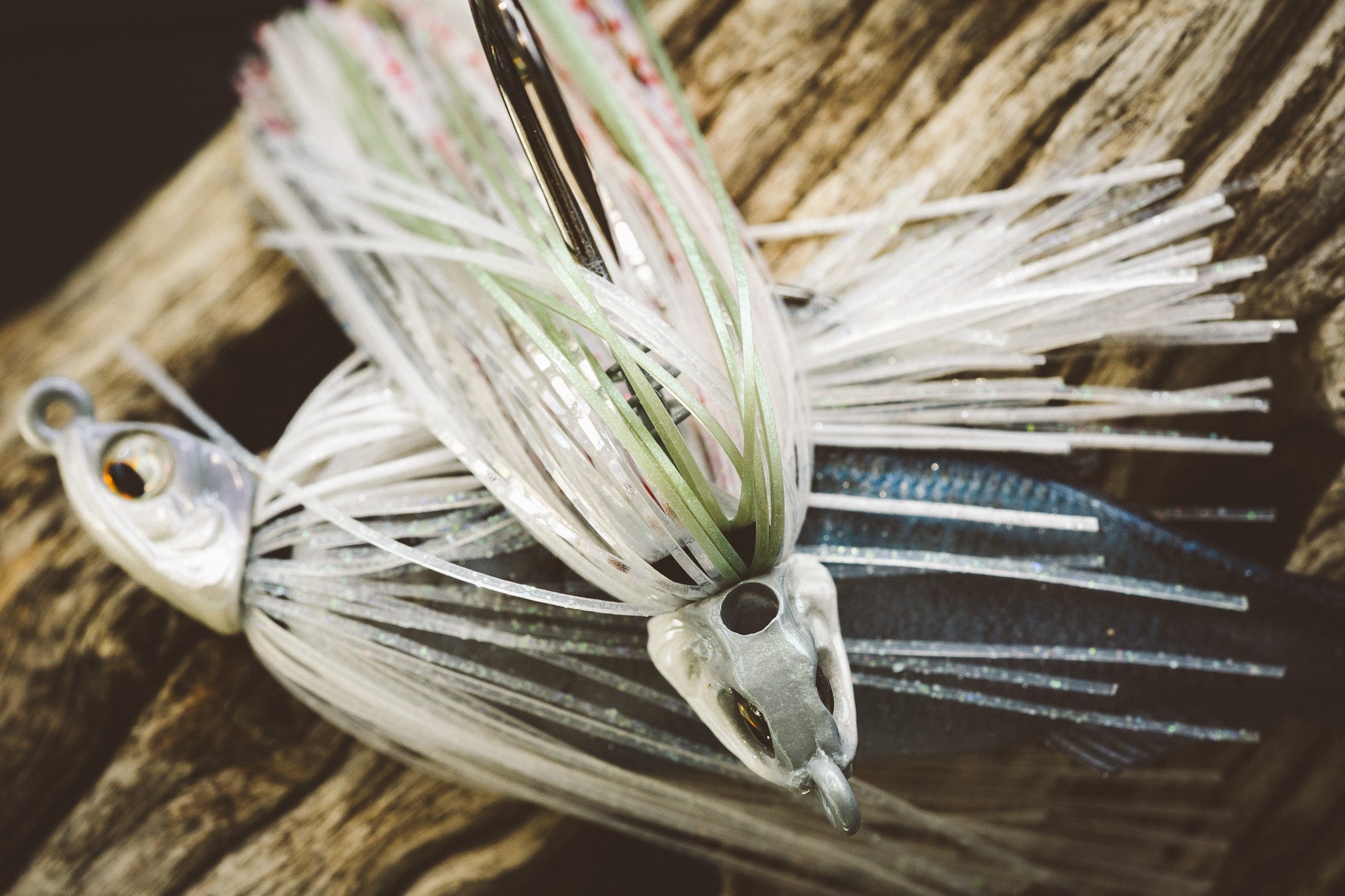 OH Braid Swim Jig - Bloody Shad Swimbait | 6th Sense Fishing