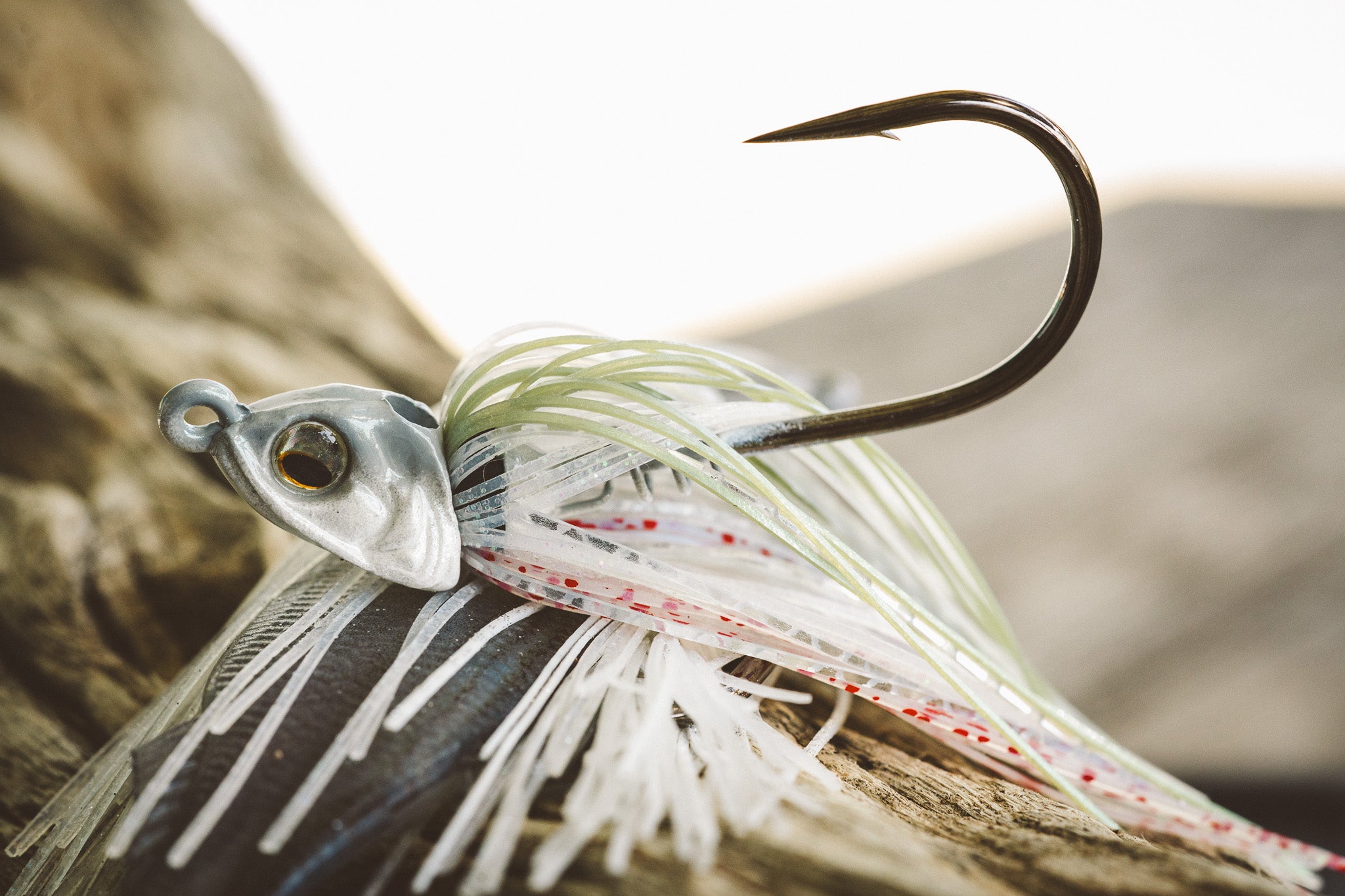 OH Braid Swim Jig - Bloody Shad Swimbait | 6th Sense Fishing