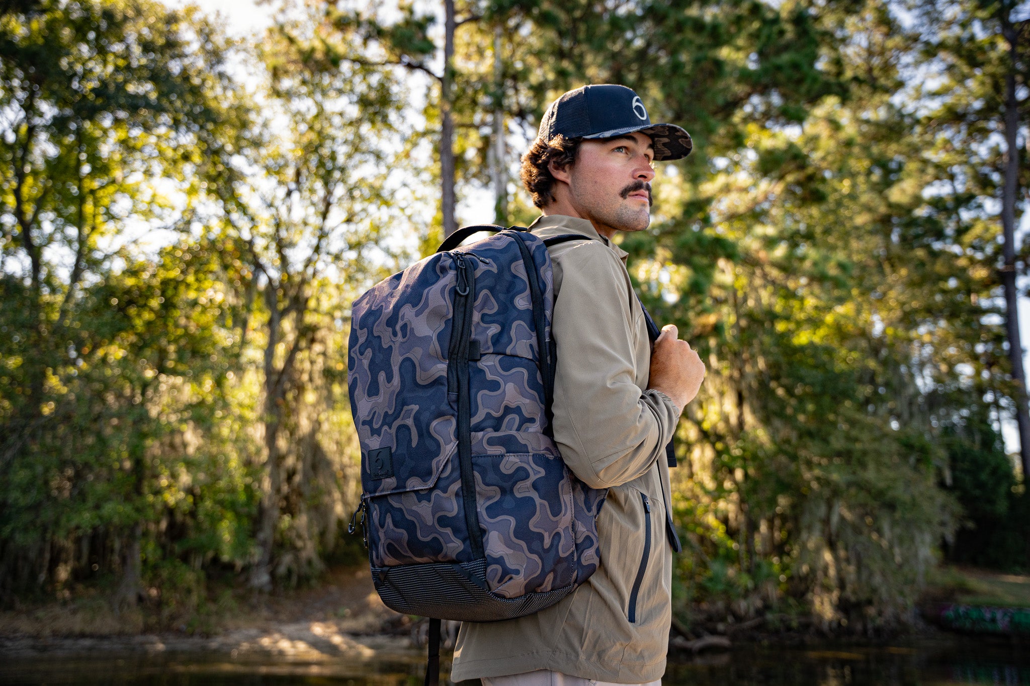 6th Sense Waterdock Backpack | Water-Resistant Fishing Backpack