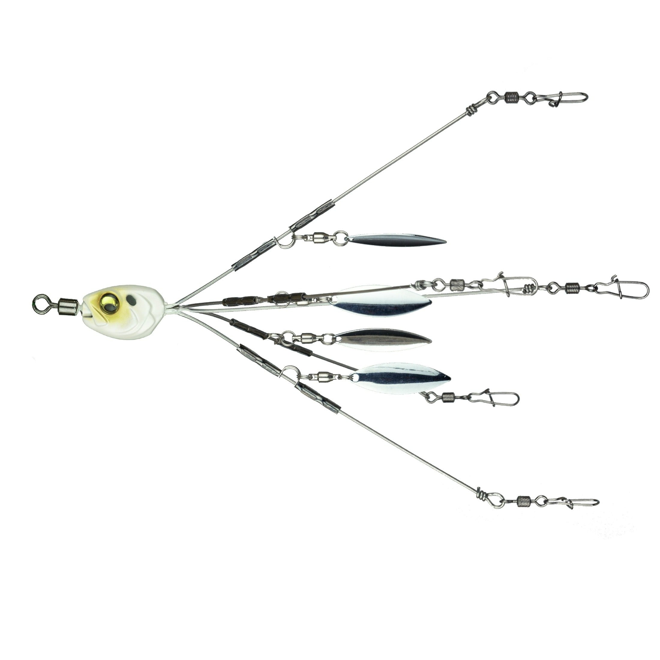 Ghanneey 5Pcs Alabama Rig Umbrella for Bass Fishing 3 Arms Fishing Lure Kit  for Trout Salmon Walleye Perch Freshwater and Saltwater, Bait Rigs -   Canada