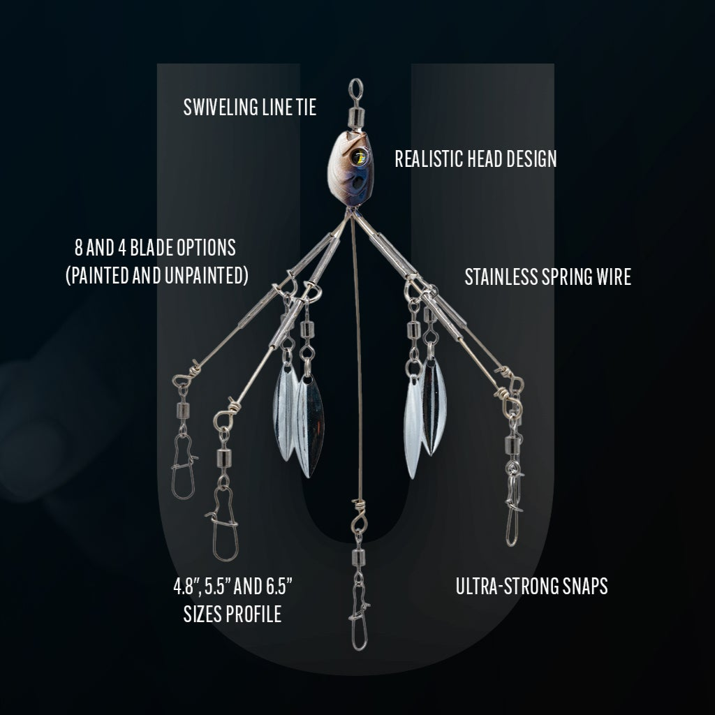 Divine Umbrella Rig - Spanish Pearl