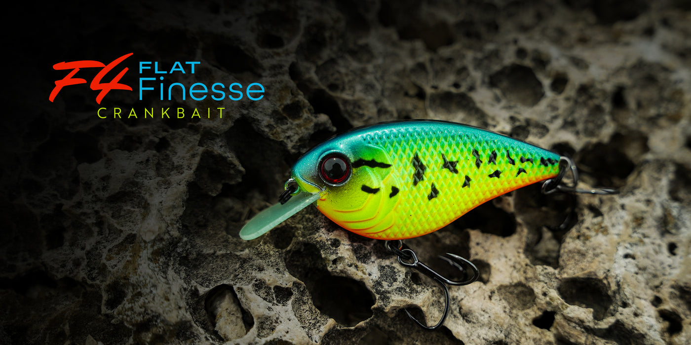 6th Sense Flat Finesse F4 | Flat-Sided Crankbait – 6th Sense Fishing