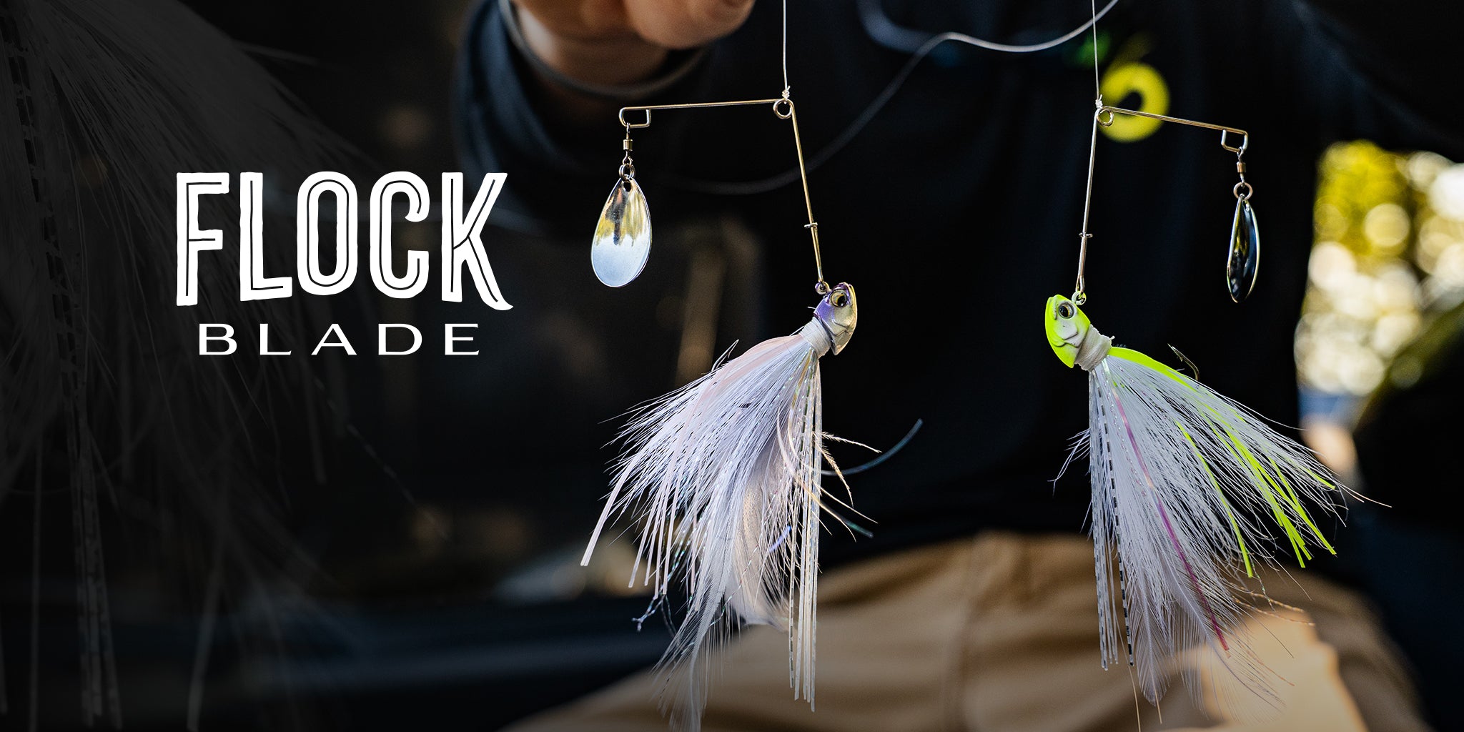 Flock Blade Hair Jig Spinnerbait