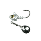 Pecos Underspin Jig Heads - Silver Minnow - 6th Sense Fishing