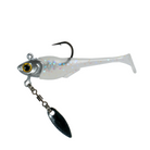 Pecos Underspin Jighead - Willow Version - Ghost Ice Minnow - 6th Sense Fishing