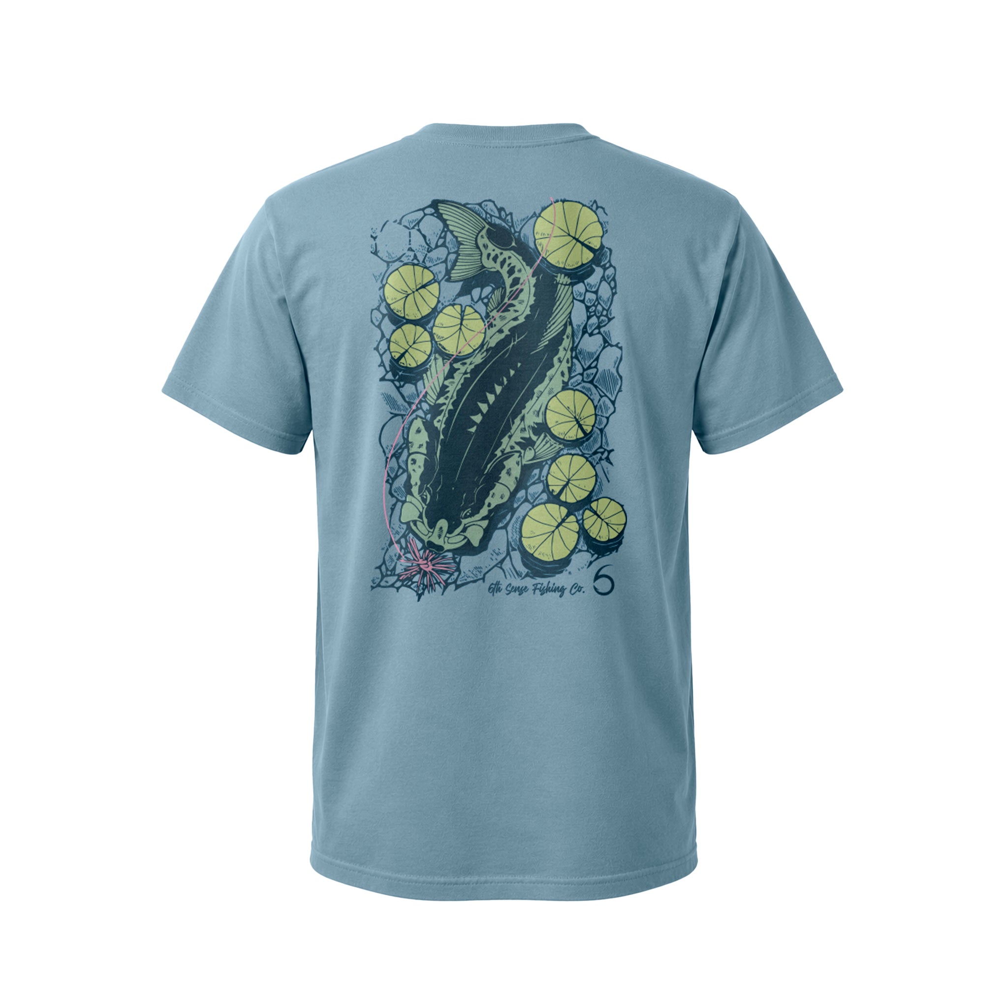 FISHERMAN NAPOLEON　CTR 6ft 6th Sense Abstract Tee | 6th Sense Fishing Apparel