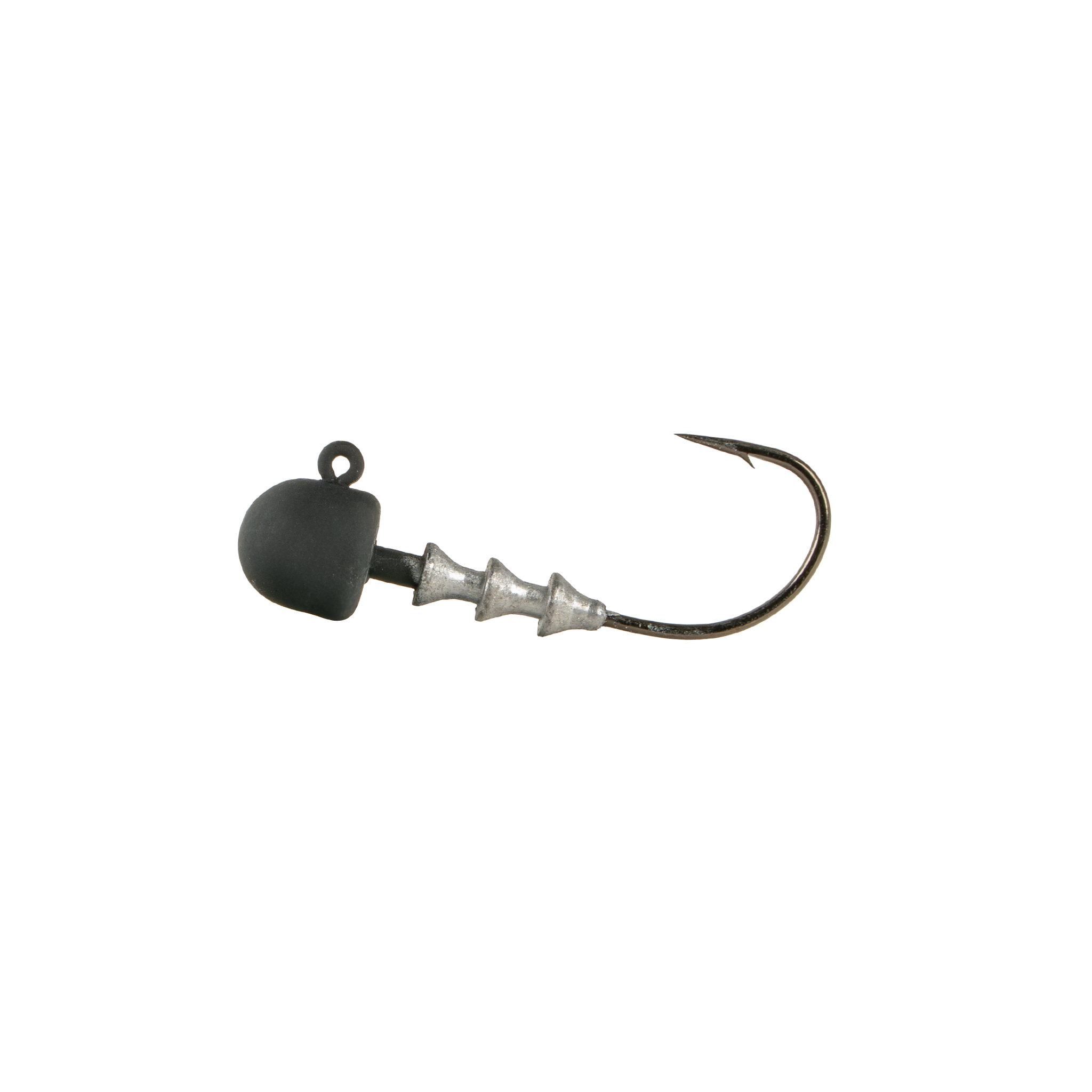 Dome Jighead - Matte Black - 6th Sense Fishing