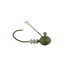 Ned Rig Football Head - Matte Green Pumpkin - 6th Sense Fishing