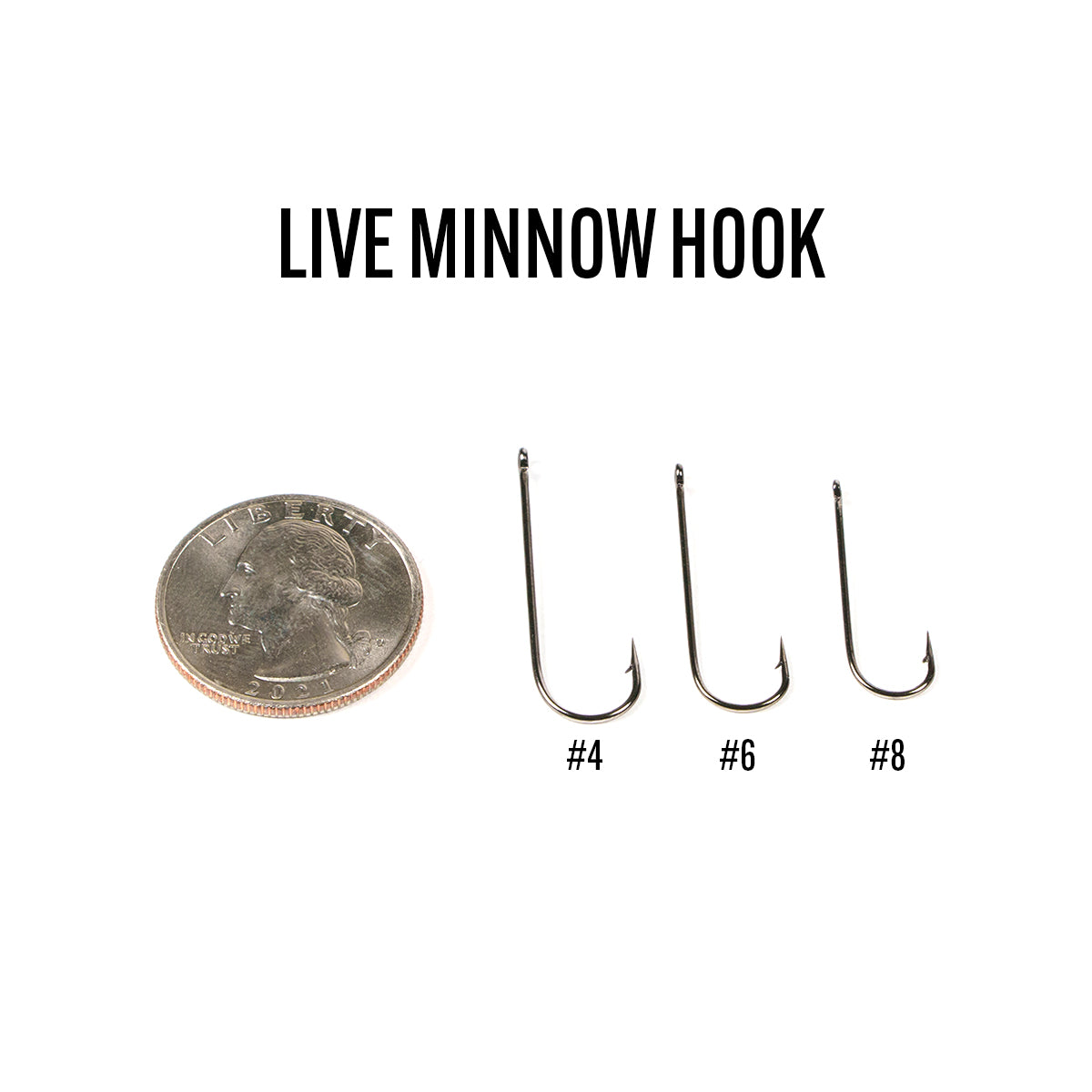 Minnow On A Hook 6th Sense Fishing Hooks - Terminal Tackle - Live Minnow Hook