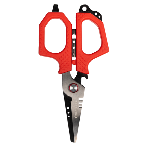 Tijeras de pesca 6th Sense Pro - Rojas