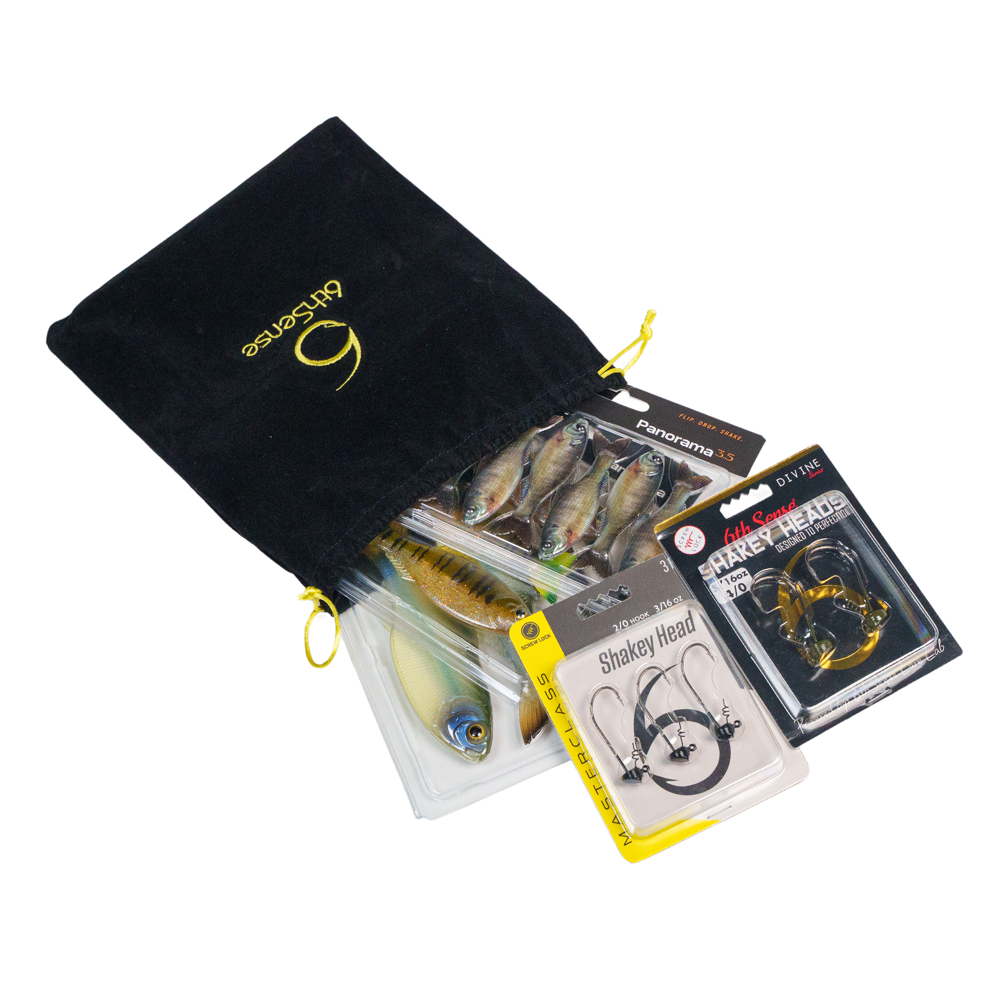 Panorama Shakey Head Bundle | Finesse Soft Plastics & Jigheads