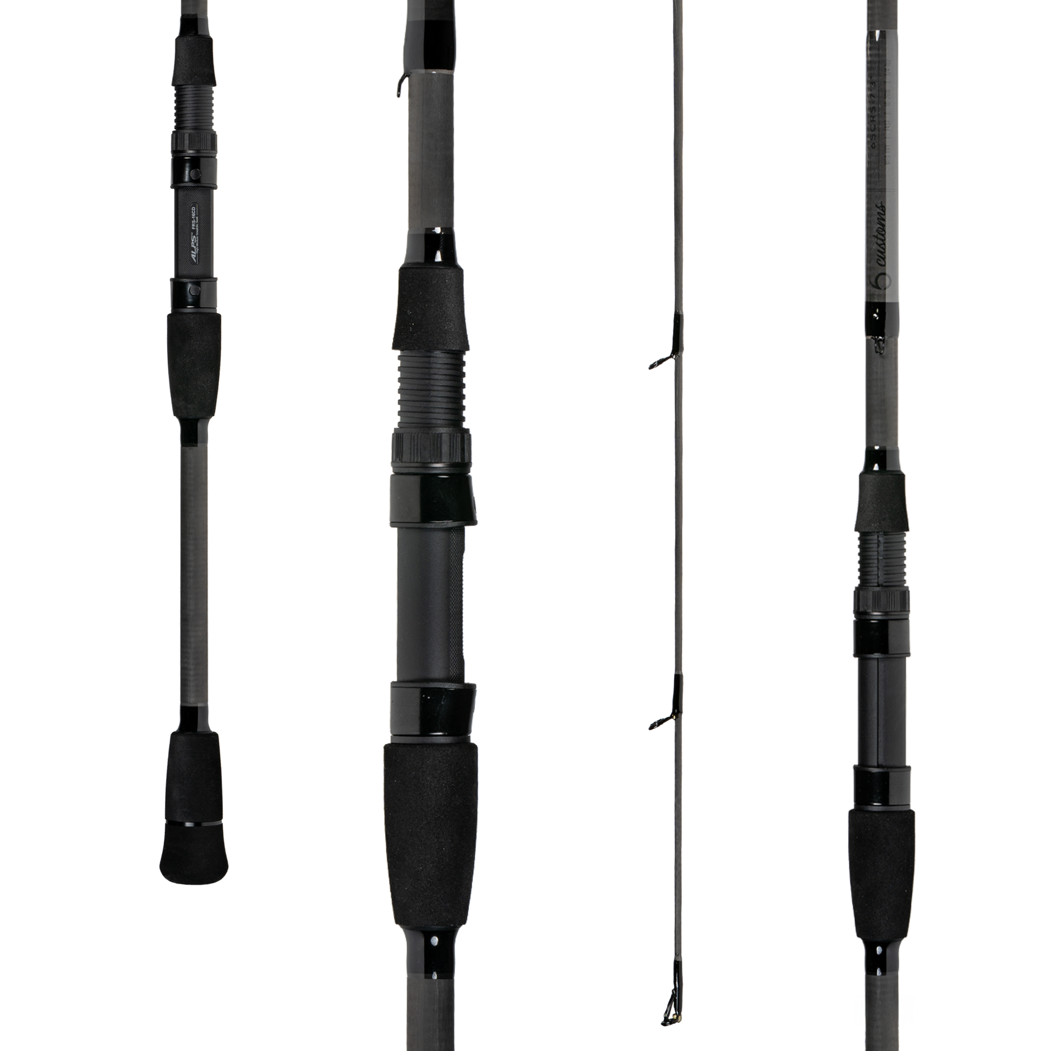 6 Customs - 7'3" Medium-Heavy, Fast (Spinning)