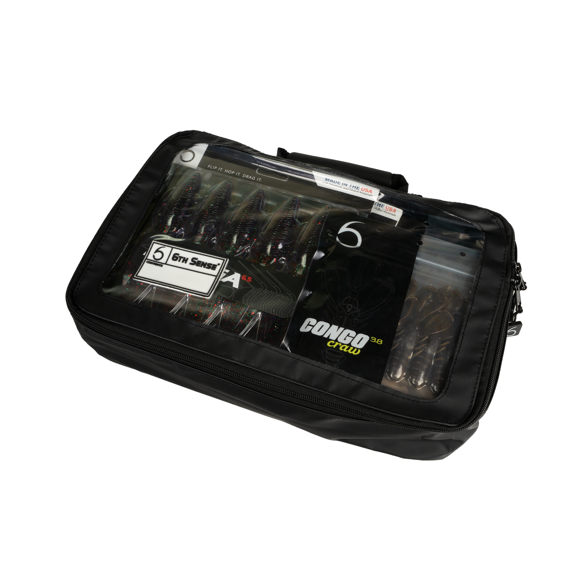 6th Sense Bait View™ Tackle Bags – Clear Soft Plastic Storage
