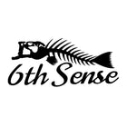 'Fish Bones' Decal - 6th Sense Fishing